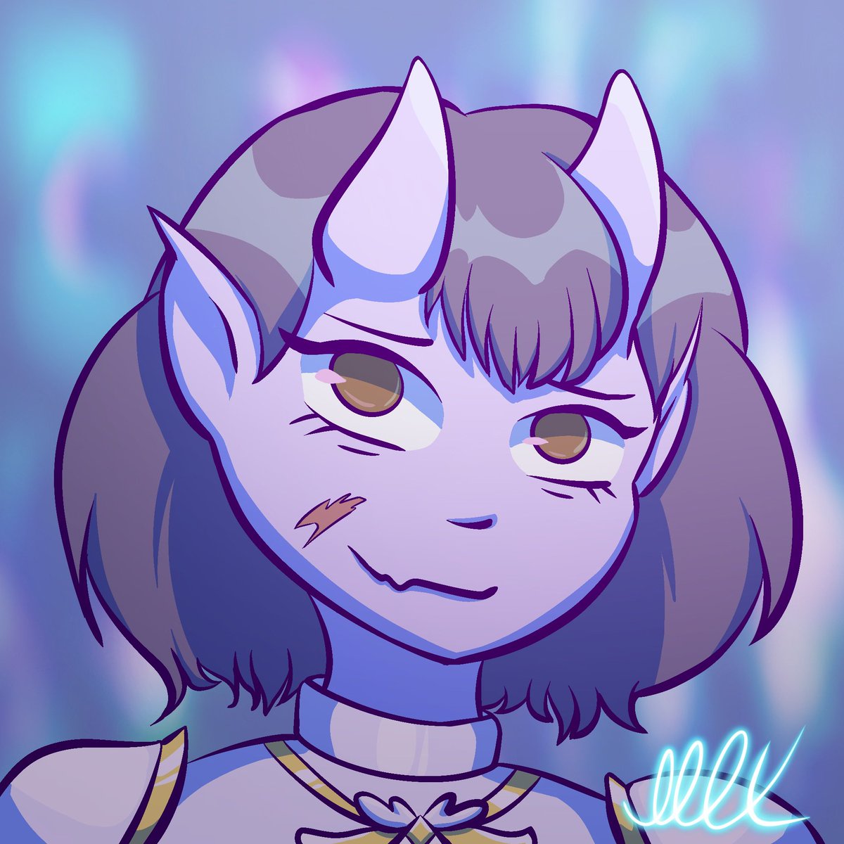 vixmixarts's tweet photo. 4th attack! This is Anya, Meemaw on artfight’s character!

#artfight2025 #TEAMCRYSTALS https://t.co/zbitAHhZjb