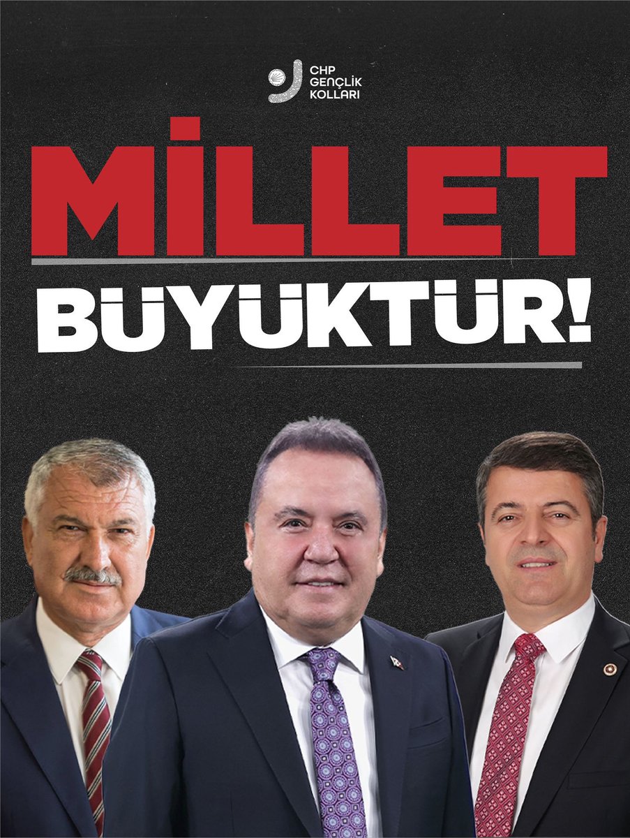Millet büyüktür! 🇹🇷

Millet iradesini bir milim eğemezsiniz, yenileceksiniz.