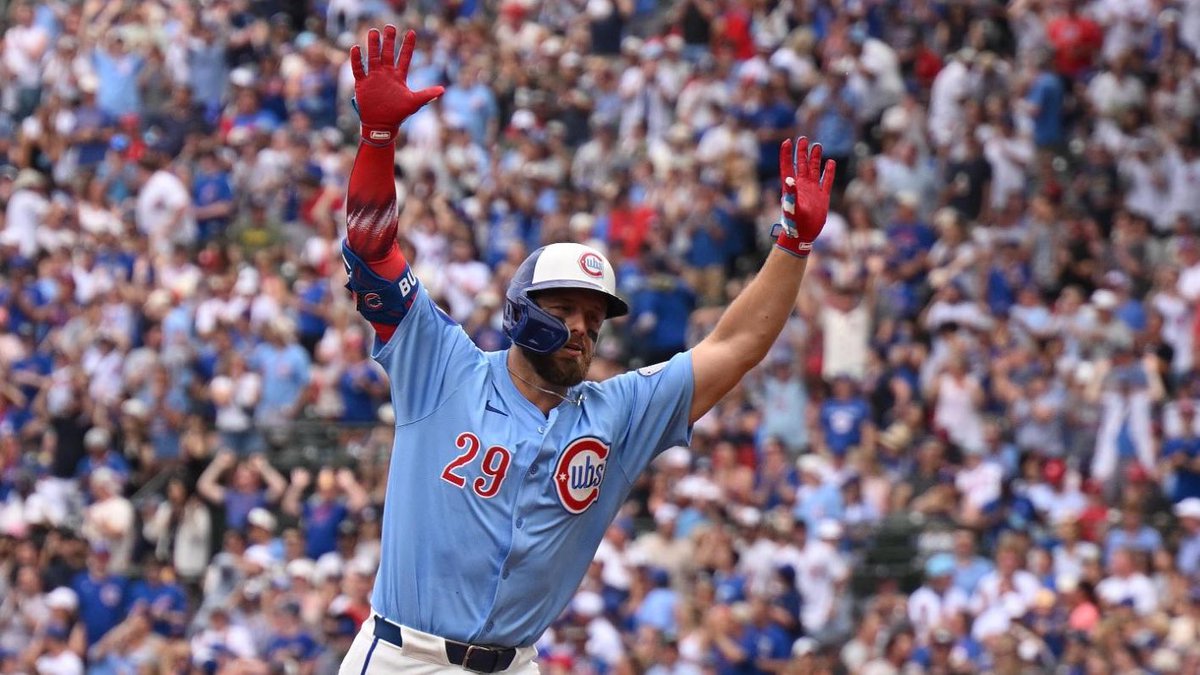 Michael Busch’s last 7 AB’s:

7-for-7
4 HR
6 RBI
5 R
1 2B

Unreal