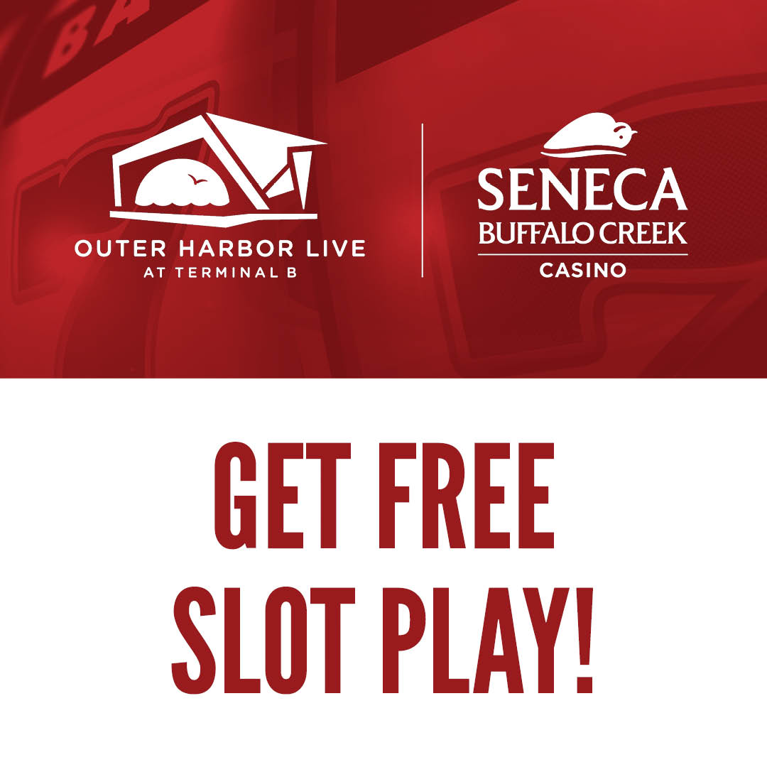 Seneca Buffalo Creek Casino (@senecabuffalo) on Twitter photo ๐จ  Donโt Forget! 
๐๏ธ Outer Harbor Concert Ticket = Free Slot Play
Details: bit.ly/4k1HS5H ๐จ  Donโt Forget! 
๐๏ธ Outer Harbor Concert Ticket = Free Slot Play
Details: bit.ly/4k1HS5H