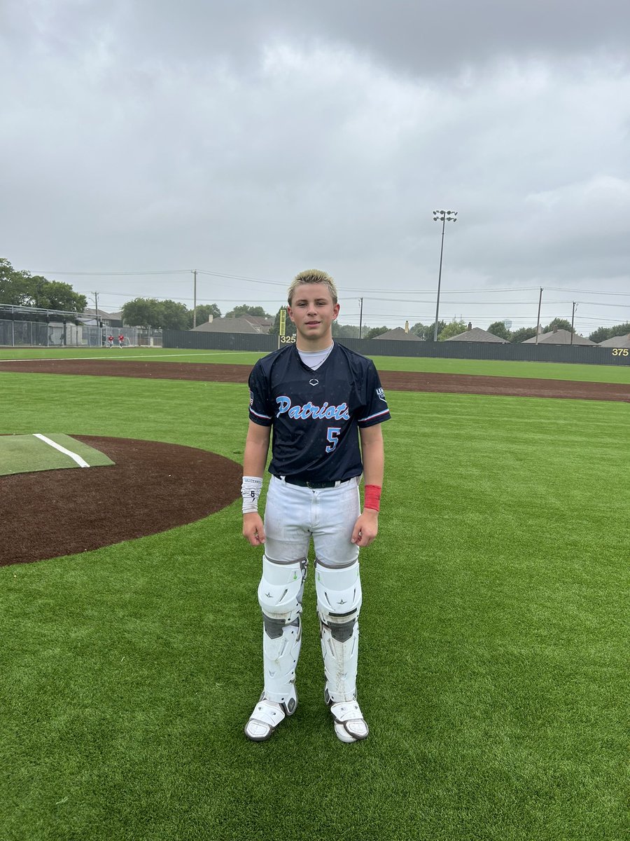 ✭Five Tool Texas✭ (@fivetooltexas) on Twitter photo F: <a href="/DallasPatriots/">Dallas Patriots</a> 2028 9, Arlington A's Dodgers 1
PoG: <a href="/M_mtz4/">Max Martinez</a> 6IP, 9K, 5H, ER
Hitter: Daniel Thatcher 3-4, 2B, RBI, R F: <a href="/DallasPatriots/">Dallas Patriots</a> 2028 9, Arlington A's Dodgers 1
PoG: <a href="/M_mtz4/">Max Martinez</a> 6IP, 9K, 5H, ER
Hitter: Daniel Thatcher 3-4, 2B, RBI, R