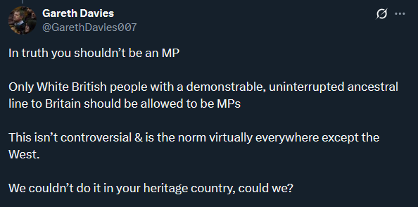 Not sure this is the win you think it is Mr Lowe! Or are you welcoming out and out racists into your 'movement'?
