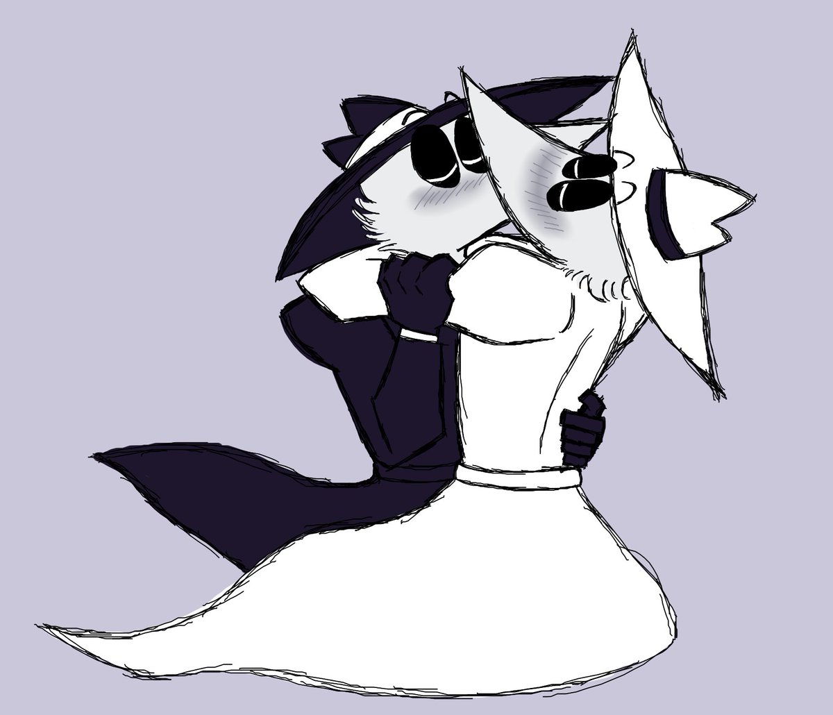 TeaNorthLight1's tweet image. This was ment to post back on June, but life got away i stray away
Here's spies being goofs and do lots of kissus...
#SPYvsSPY