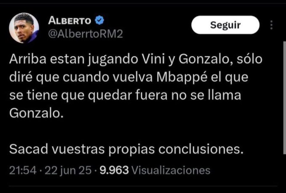 El que se tiene que quedar fuera es Mbappe, tiene razón