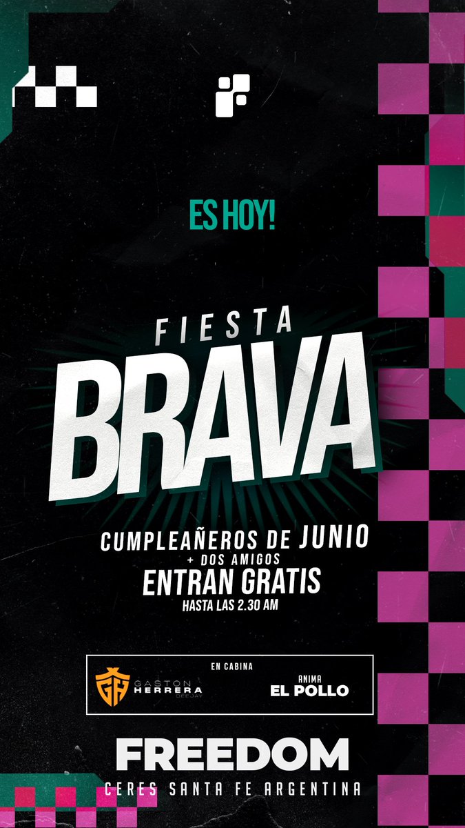SÁBADO DE FIESTA BRAVA 🤩🤩