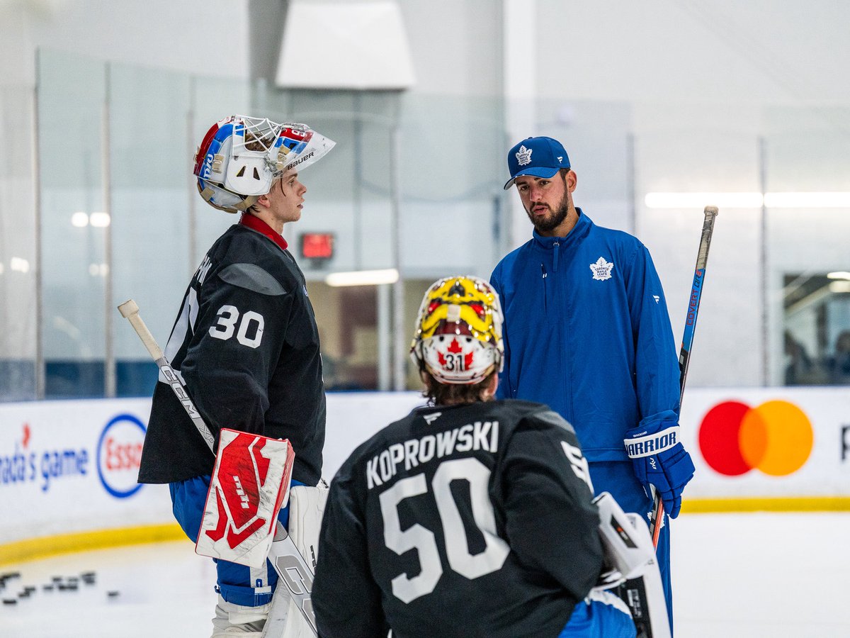 longo3434's tweet image. Great week with the Toronto Maple Leafs for development camp. It was awesome working with the the future of the organization over the last few days. Thank you for everything @MapleLeafs #NHL #GremlinGoaltending #TorontoMapleLeafs #GoaltendingDepartment #LeafsForever #DevCamp25’