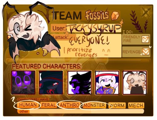 tackysyrup's tweet image. IM DOING ARTFIGHT HIIII
