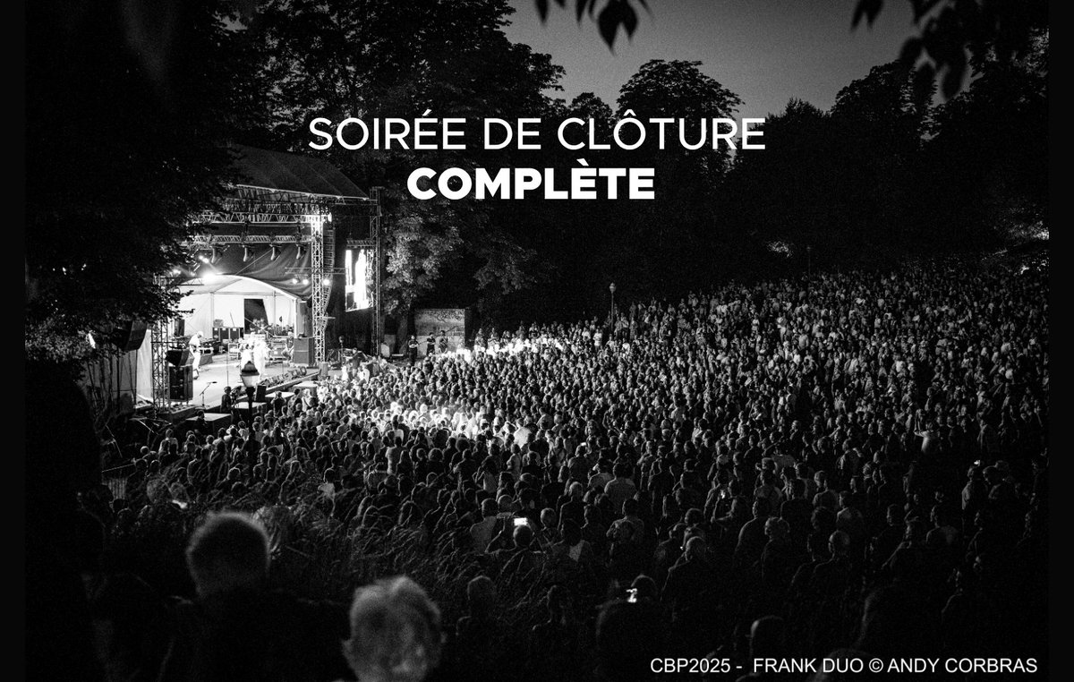 🔥 Et on termine en beauté, avec une dernière soirée 𝐜𝐨𝐦𝐩𝐥è𝐭𝐞 ! 🔥

Vous avez fait 𝐯𝐢𝐛𝐫𝐞𝐫 𝐜𝐡𝐚𝐪𝐮𝐞 𝐢𝐧𝐬𝐭𝐚𝐧𝐭. Merci pour votre 𝐞𝐧𝐠𝐨𝐮𝐞𝐦𝐞𝐧𝐭 durant cette édition 2025💛

🎷 On se retrouve l’année prochaine pour 𝐥’é𝐝𝐢𝐭𝐢𝐨𝐧 𝟐𝟎𝟐𝟔 !!