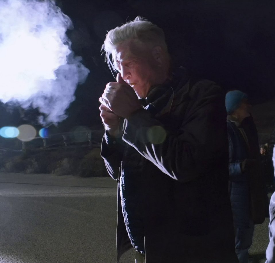 David Lynch behind the scenes of "TWIN PEAKS: THE RETURN"