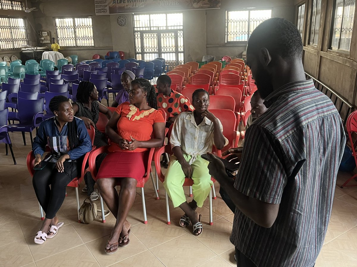sonacrest's tweet image. We have begun an intensive training program for singers at the Church of Pentecost, Bosore, in the Ashanti Region.

Our goal is to train their singers and also equip young individuals with skills in playing the keyboard and drums.