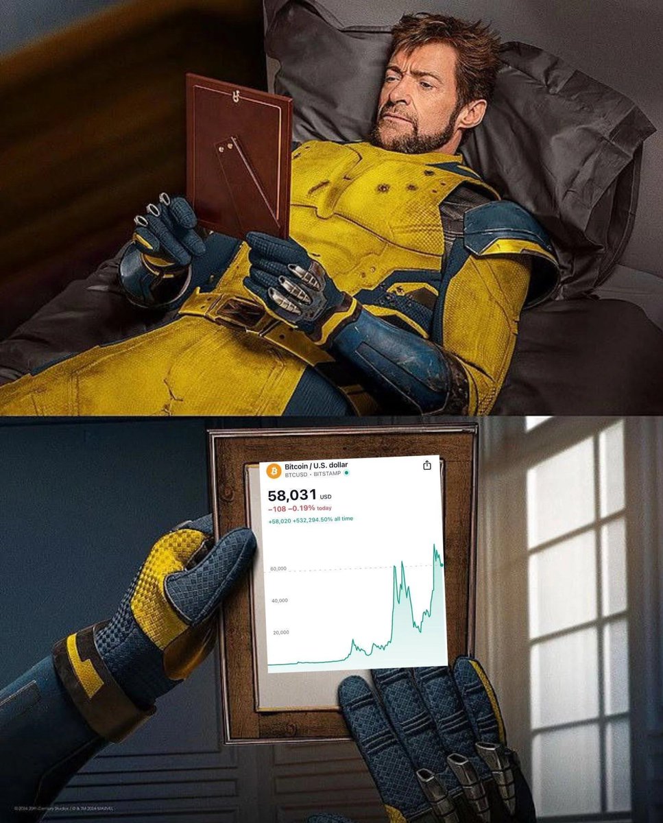 Remember when it felt like we were buying the top at 58k? 
Feels nostalgia already 😂😂