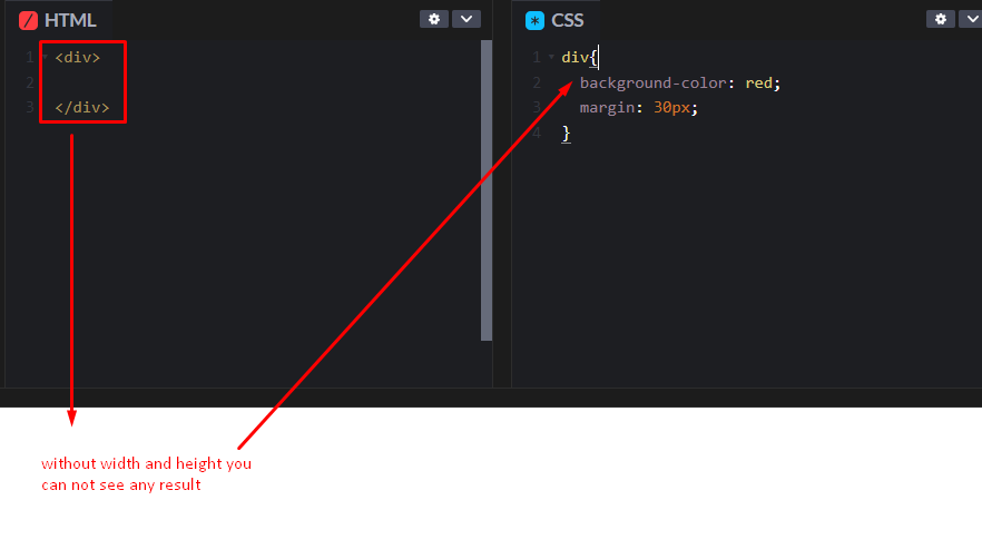 raju_md47490's tweet image. An empty &lt;div&gt; without any width or height won't appear on the page because it has no content and no size.
#moderncss #csswidth #cssheight