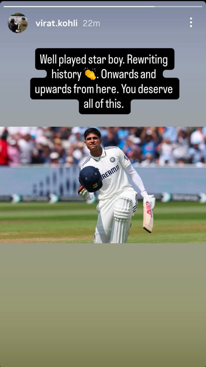 Deccan Chronicle (@deccanchronicle) on Twitter photo Rewriting History: Kohli on #ShubmanGill's feat Rewriting History: Kohli on #ShubmanGill's feat