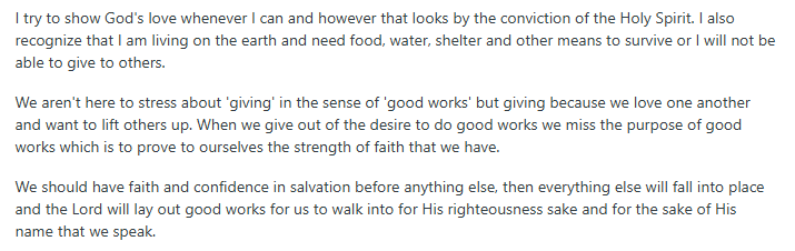 Old Reddit post with the user's account deleted.  We should all be aiming for this level of understanding about Jesus's teachings.