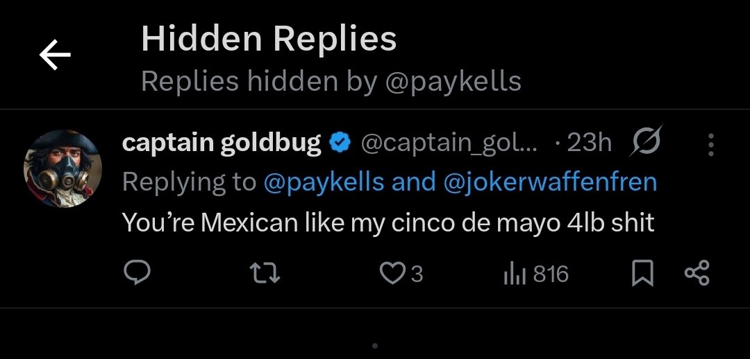 LOL, call her a whore, paste demon, yt rash, cracker... but don't you dare call her a mexican 🤣
