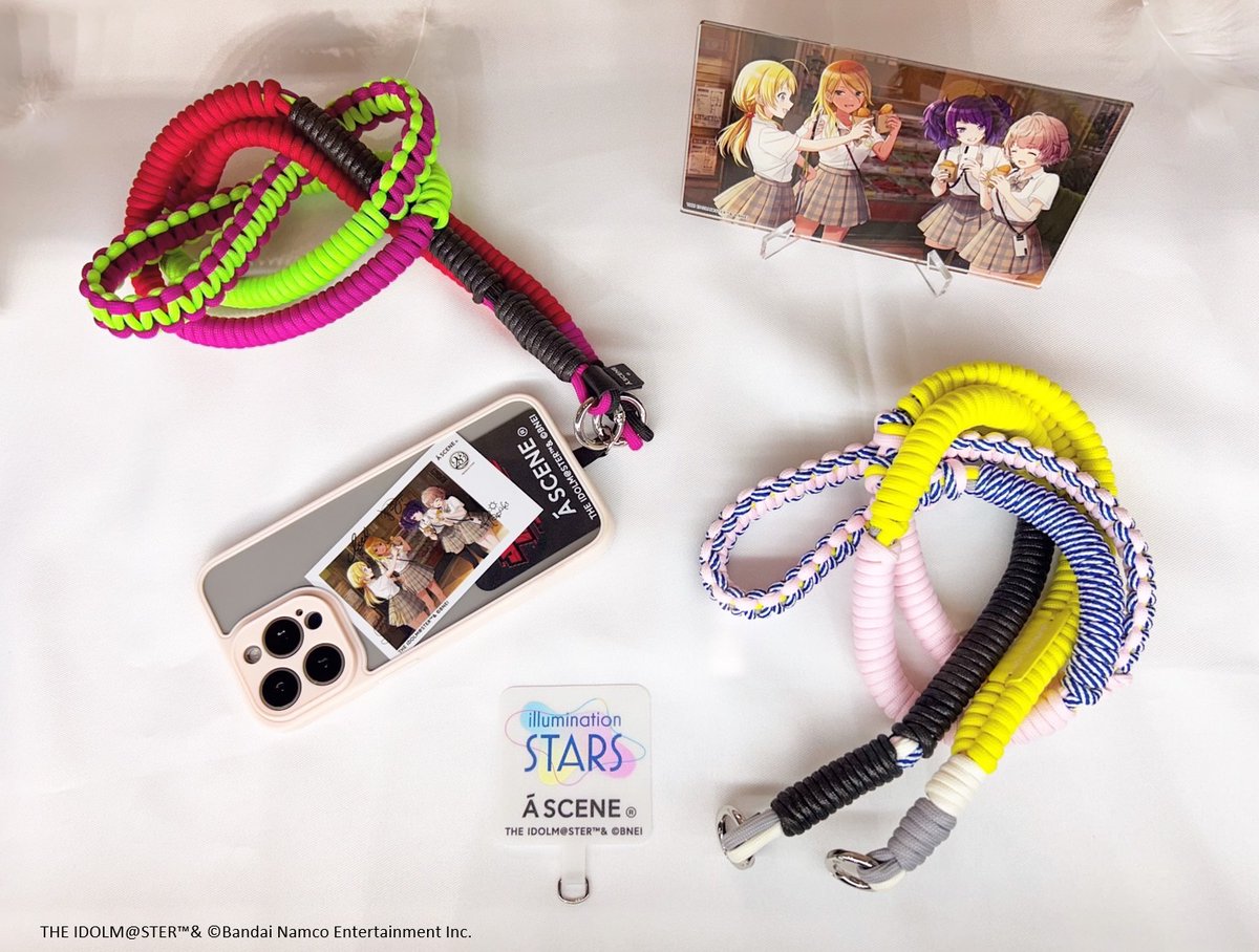 シャニマス エーシーン ASCENEコラボ スマホストラップ ストレイライト シャニマス7th_横浜_day2 】 ／ #ASCENE #283プロダクション コラボ