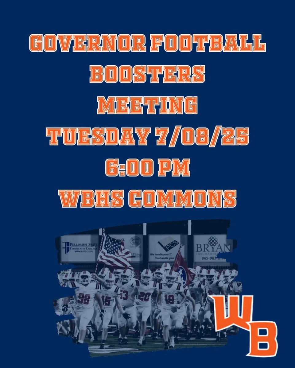 Parents we need you there.  Lots of exciting opportunities coming up!