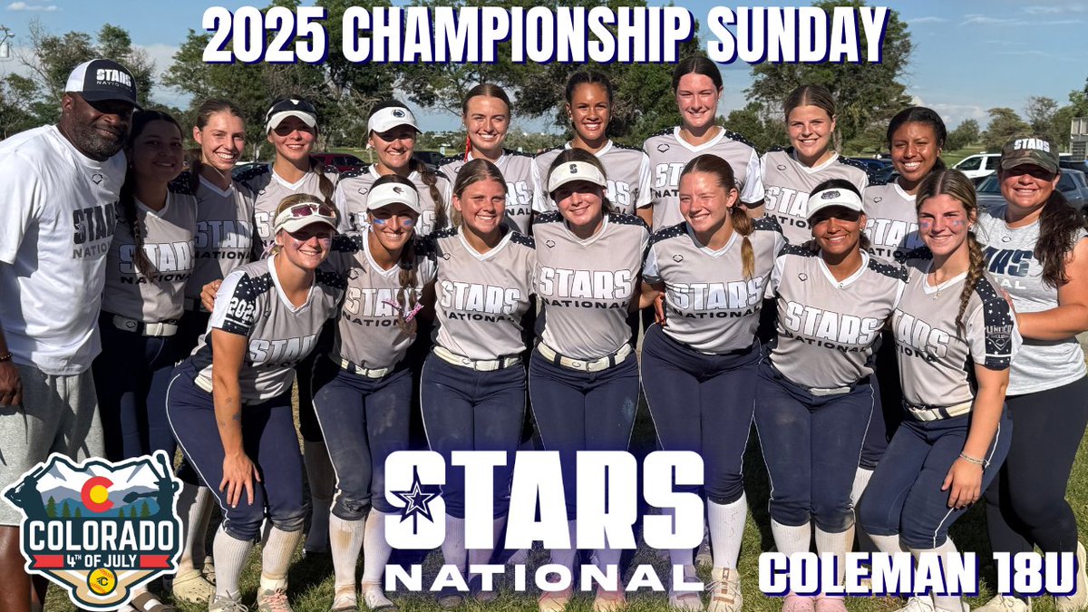 Stars National Coleman 18U (@starsnat18u) on Twitter photo 🌟CHAMPIONSHIP SUNDAY🌟
3–0 in Bracket Play 🔥
Our Stars National Coleman 18U squad punched their ticket to the Top 12 in Colorado! 🏔️
🔗 vist.ly/3n8mpcb
<a href="/starsnationalfp/">Stars Organization</a>
<a href="/COSparkFire/">CO 4th of July</a>
<a href="/TCFastpitch/">𝐓𝐞𝐬𝐥𝐚 𝐍𝐞𝐰𝐬</a> 🌟CHAMPIONSHIP SUNDAY🌟
3–0 in Bracket Play 🔥
Our Stars National Coleman 18U squad punched their ticket to the Top 12 in Colorado! 🏔️
🔗 vist.ly/3n8mpcb
<a href="/starsnationalfp/">Stars Organization</a>
<a href="/COSparkFire/">CO 4th of July</a>
<a href="/TCFastpitch/">𝐓𝐞𝐬𝐥𝐚 𝐍𝐞𝐰𝐬</a>