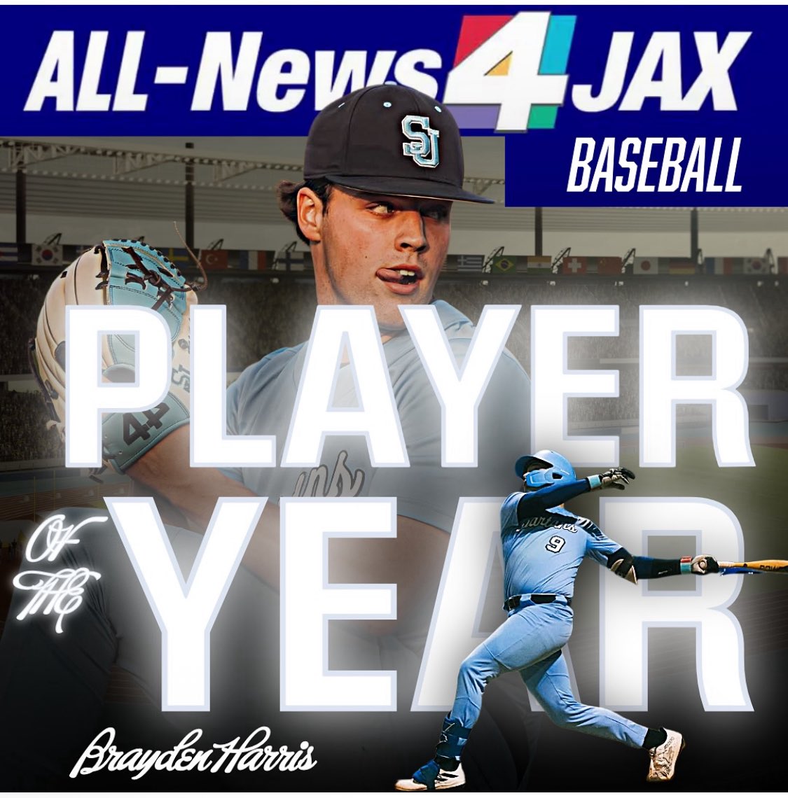 Brayden Harris (@braydenh2026) on Twitter photo Thank you <a href="/wjxt4/">News4JAX</a> <a href="/JustinBarneyTV/">Justin Barney</a> for naming me player of the year! <a href="/SJCDbaseball/">St Johns Baseball</a> <a href="/USAPrimeNat/">USA Prime National Program</a> Thank you <a href="/wjxt4/">News4JAX</a> <a href="/JustinBarneyTV/">Justin Barney</a> for naming me player of the year! <a href="/SJCDbaseball/">St Johns Baseball</a> <a href="/USAPrimeNat/">USA Prime National Program</a>