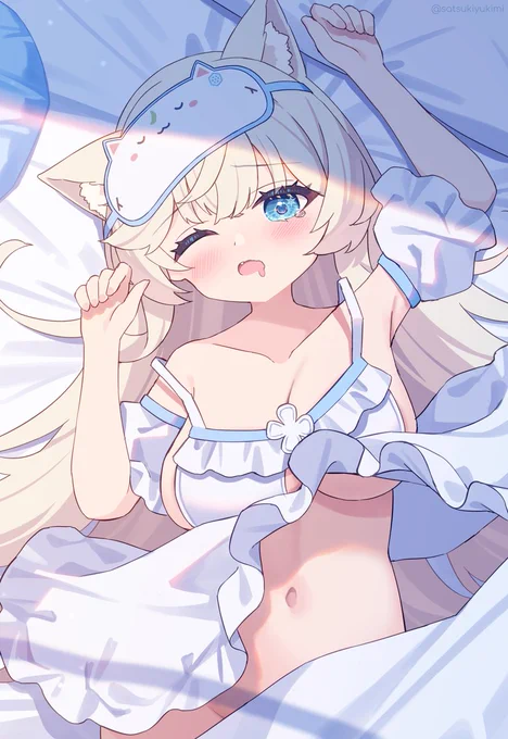 おはよー!今朝も寝相元気いっぱいっ
