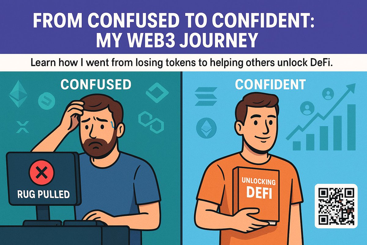 Skip the confusion part and start confidently. 
#Web3Community #DeFi #CryptoNews