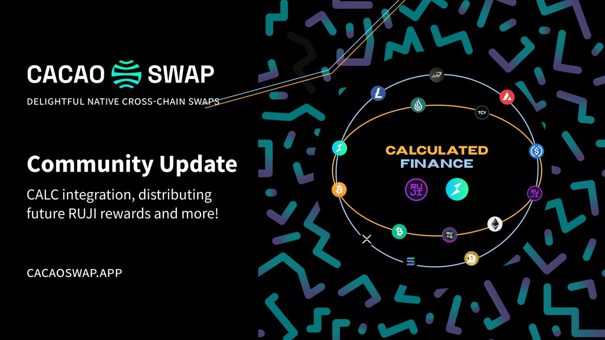 Updates for the CacaoSwap community!

Currently, we're working on new integrations and features for CacaoSwap. The aim is to generate more yield, to be distributed to our community of $YUM stakers. 

Let's dive in our updates 👇

🧮Integrating Recurring Swap features 
The