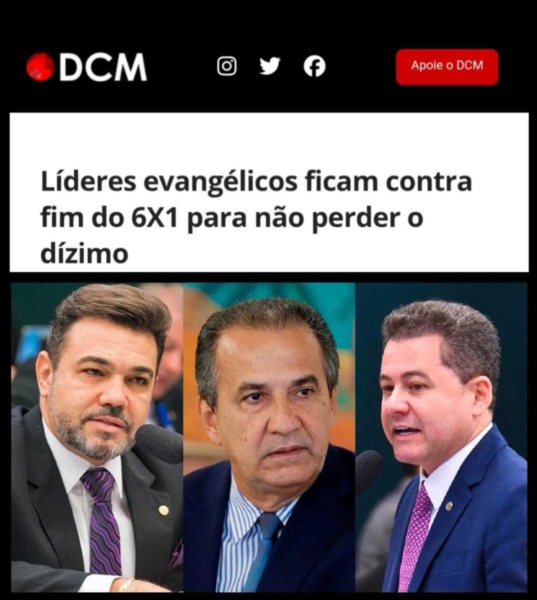 Tuca Andrada (@tucaandrada3) on Twitter photo Eles querem que vc trabalhe até morrer pra garantir o dízimo deles Eles querem que vc trabalhe até morrer pra garantir o dízimo deles