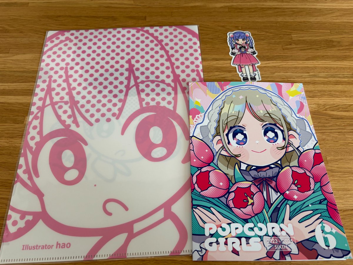 Uni_Tanitsuna's tweet image. #デザフェス61
#デザフェス戦利品
今回も好きがたくさんありました!感謝の気持ちを込めて...④
hao さん(@00hao00)
かわいいポップな絵柄、やっぱり良きです!完成は現地で見れませんが...楽しみにしています!
#haoペイント