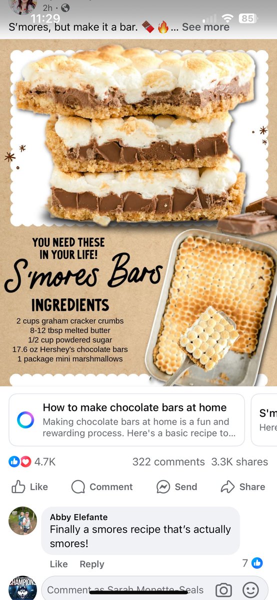 mrssteachct's tweet image. Totally making these for my student run coffee cart in September! They look soo good! #smores #bakingtips