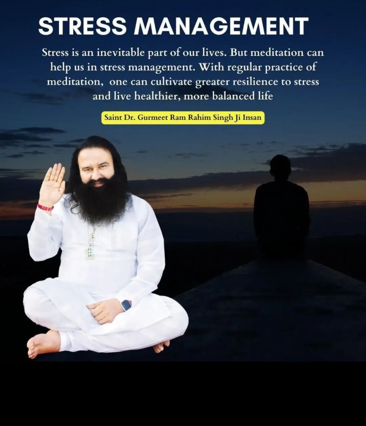 Meditation is a method by which a person's sorrows go away. Saint MSG says that by doing meditation continuously, one receives positive energy, due to which a person's balance remains fine and he can live a stress-free life. #BenefitsOfMeditation