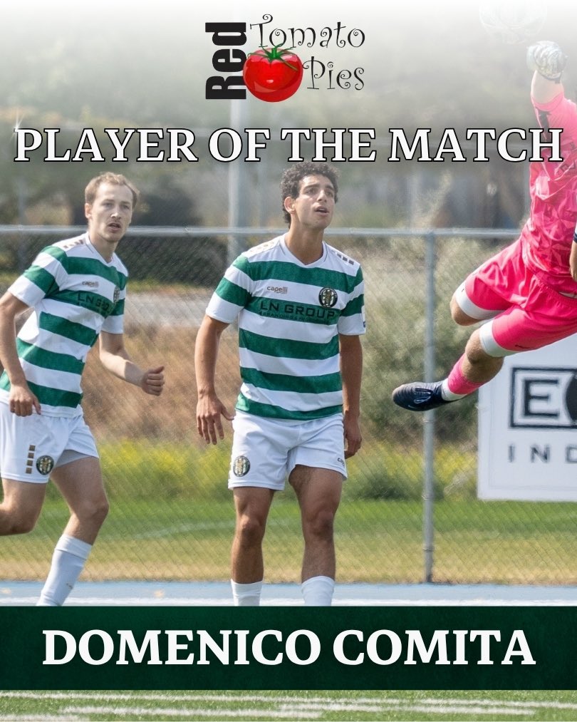 Kamloops United Football Club (@kamloopsunited) on Twitter photo Your Red Tomato Pies Player of the Match for the men is Domenico Comita!
#KUFC #KamloopsUnitedFC Your Red Tomato Pies Player of the Match for the men is Domenico Comita!
#KUFC #KamloopsUnitedFC