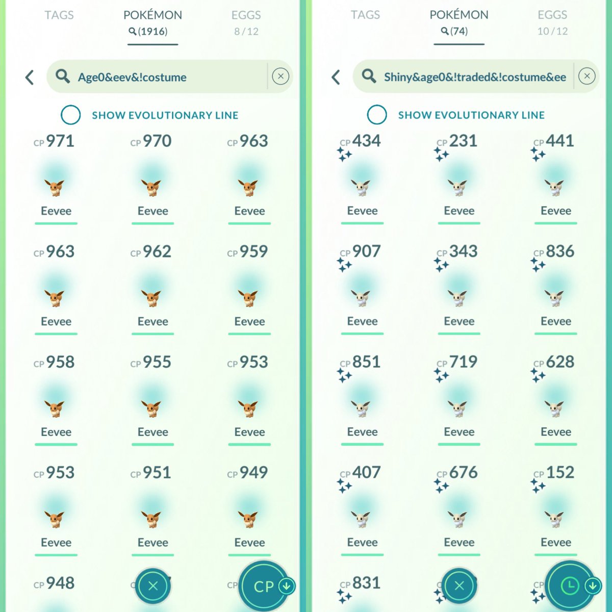 Eevee Community Day Classic

I’m pretty sure these two screenshots say enough about how my day went 😎

#KilledIt #PokemonGO