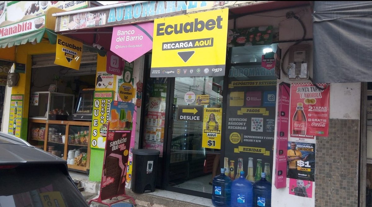 📢 #AnuncioPublicitario

¡AuroMarket es tu solución en #LaAurora!
Paga tus servicios, apuesta con Ecuabet 💵, haz depósitos, compra licores 🍺y mucho más. Todo en un solo lugar, rápido y seguro.

Estamos en La Aurora, en las calles Saturnino Zúñiga y 17 de octubre a 50 mts del