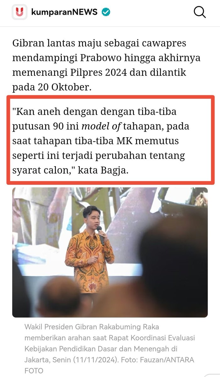 Detik-detik KETIKA <a href="/bawaslu_RI/">Bawaslu RI</a> baru siuman. Memperjelas kecacatan putusan MK.

👉  Jd harusnya <a href="/DPR_RI/">DPR RI</a> mempercepat pembahasan Pemakzulan Gibran kan? 🤔