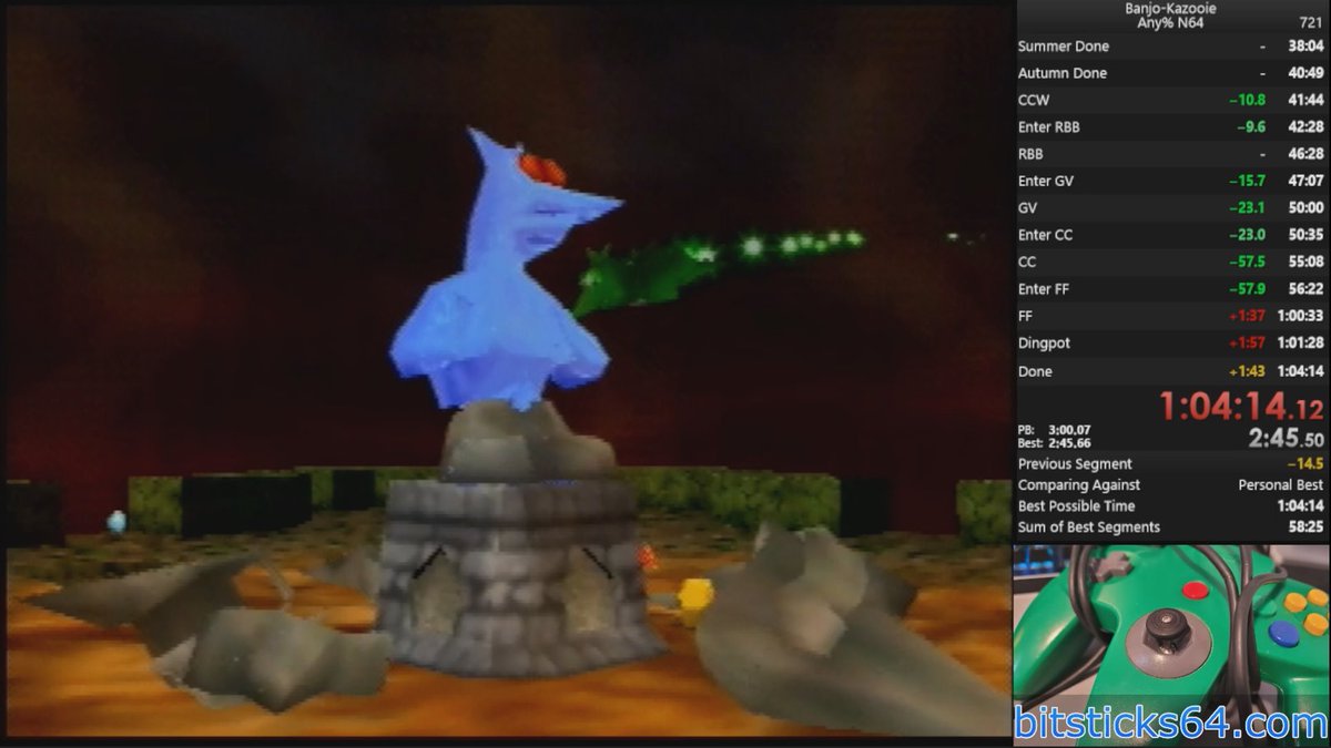 2 PB Pace runs in a row lost to the double Ninpalk skip fail. Love BK RNG :)