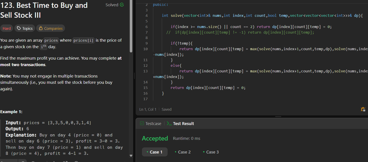 Manik_Khajuria_'s tweet photo. 🔥 #Day92–98 of #100DaysOfCode
✅ Solved 23 problems
🟥 5 Hard | 🟧 11 Medium | 🟩 7 Easy
🎯 Focused on DP, stocks, recursion, & string logic!
Momentum ➕ Mindset = Growth 📈
✨ “You don’t have to be extreme, just consistent.”
#NITJ #LeetCode #DailyDSA #CodingCommunity https://t.co/f0IkBEcnMj
