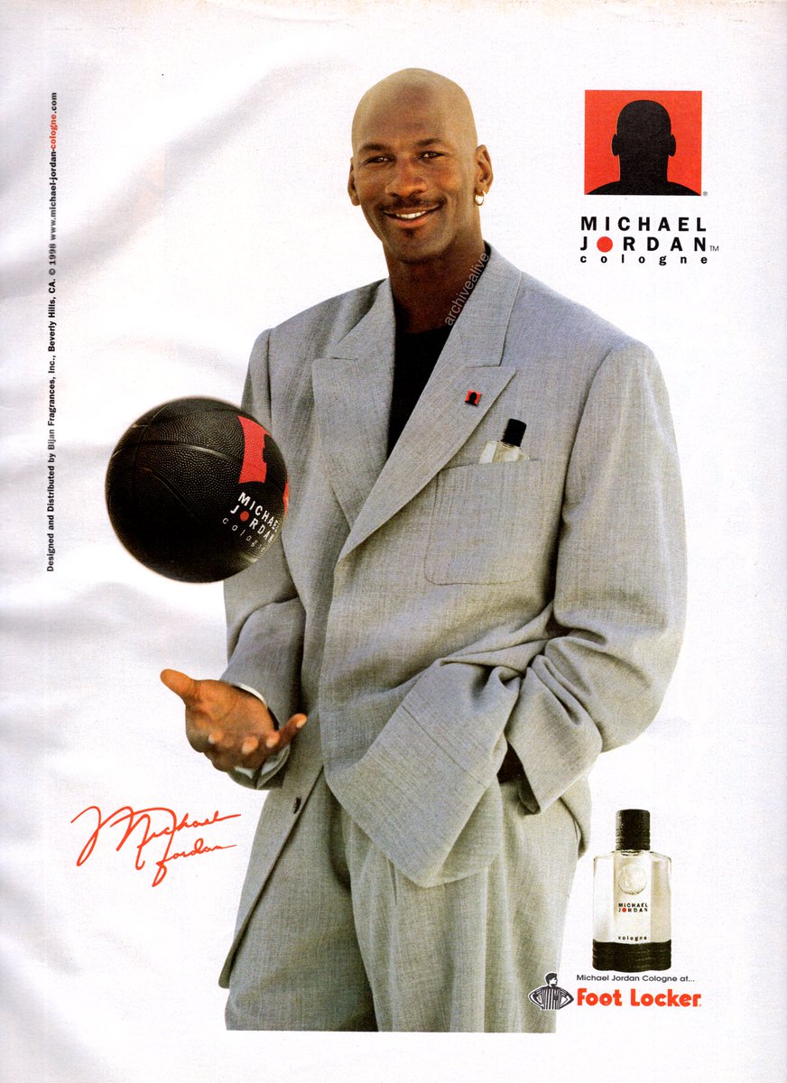 archivealive's tweet image. Michael Jordan cologne ad (1998)