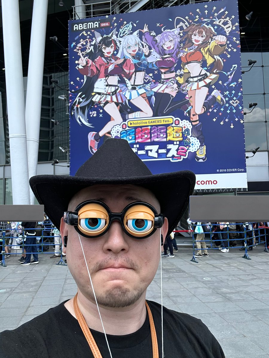 tarrytarry0901's tweet image. 本日は一般ザコシ衣装で参戦しております🙇
 #超ゲマズ2_day2