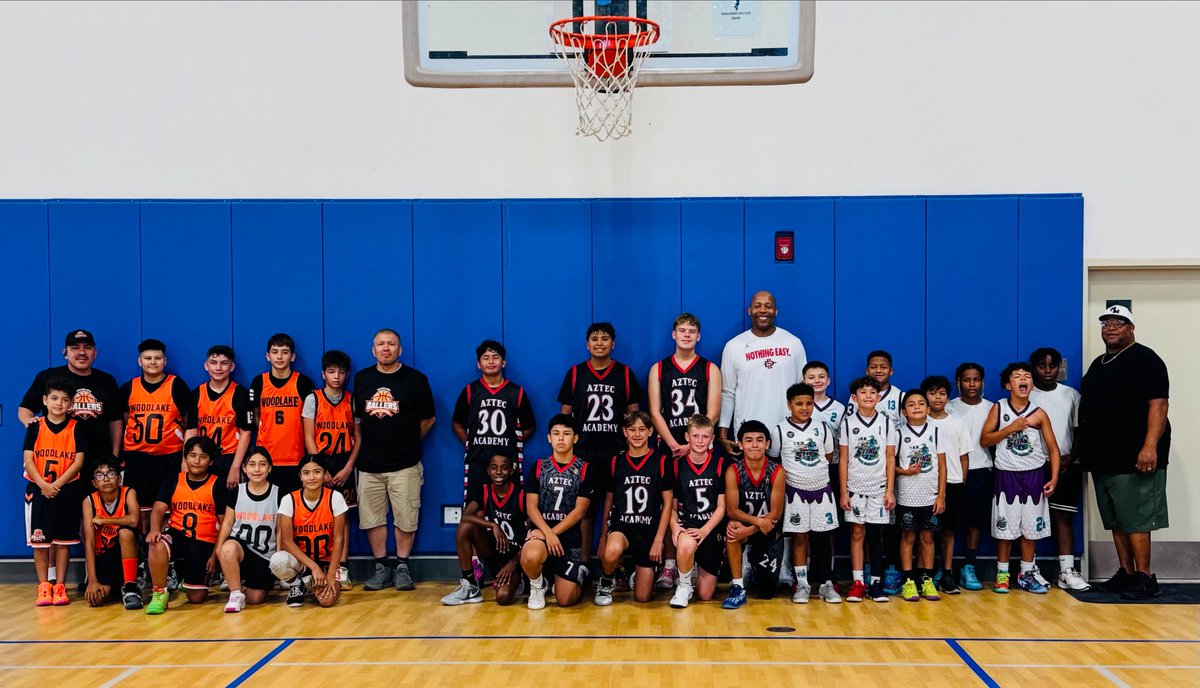 Big Thank You to the Woodlake Ballers for hosting basketball scrimmages today. The kids had a great time and got another opportunity to continue developing on the basketball court.