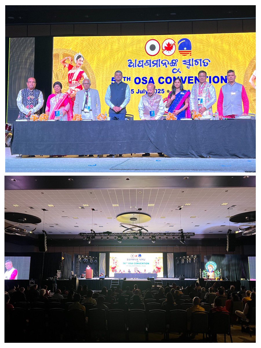 Consul General D.C. Manjunath joined the 56th Odisha Society of the Americas (OSA) Convention in Dallas, Texas.

The event was a vibrant celebration of Odia culture, unity, and prosperity, bringing together the Odia diaspora to honor their rich heritage while engaging the next