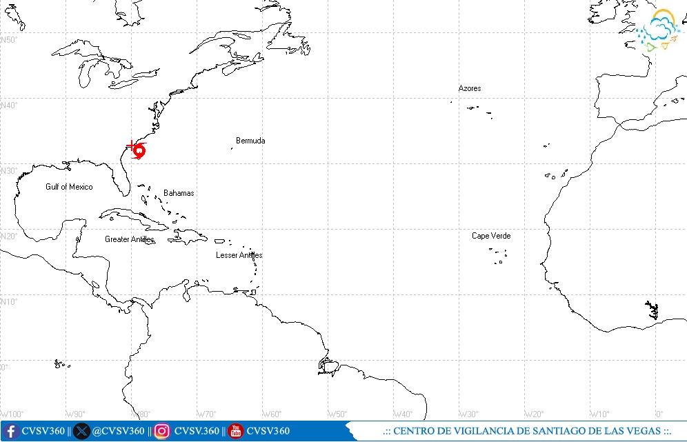 Yariel88's tweet photo. #TORMENTA #TROPICAL #CHANTAL AVISO NÚMERO 9
#CVSV360 LA #HABANA #CUBA #AL032025

RESUMEN 05/07/2025 17:00 EDT

POSICIÓN: 31,9N 78,7W
A: 151 KM AL SE DE CHARLESTON, CAROLINA DEL SUR
VIENTOS MÁXIMOS SOSTENIDOS: 75 KM/H
MOVIMIENTO ACTUAL: N A 11 KM/H
PRESIÓN MÍNIMA CENTRAL: 1006 HPA https://t.co/S889rG9iyx
