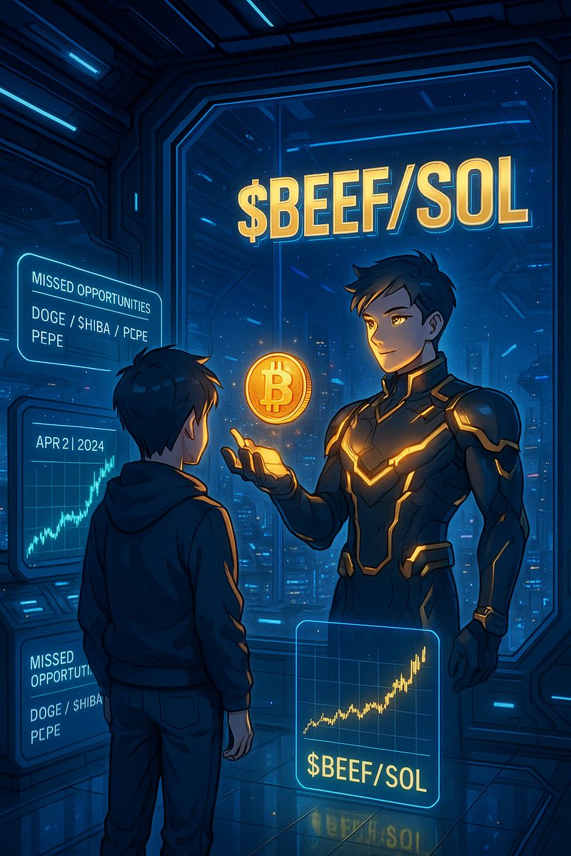 BEEEFCOIN's tweet photo. You saw $BEEF/SOL early.
You hesitated.
You watched it moon.
I’m you… from 2030.
And I hope that’s not the story.”
Choose the timeline where we win.

#BEEFCOIN #Solana #Crypto #MemeCoin #BEEF #BTCUSD #Bitcoin https://t.co/GsIddeRddE