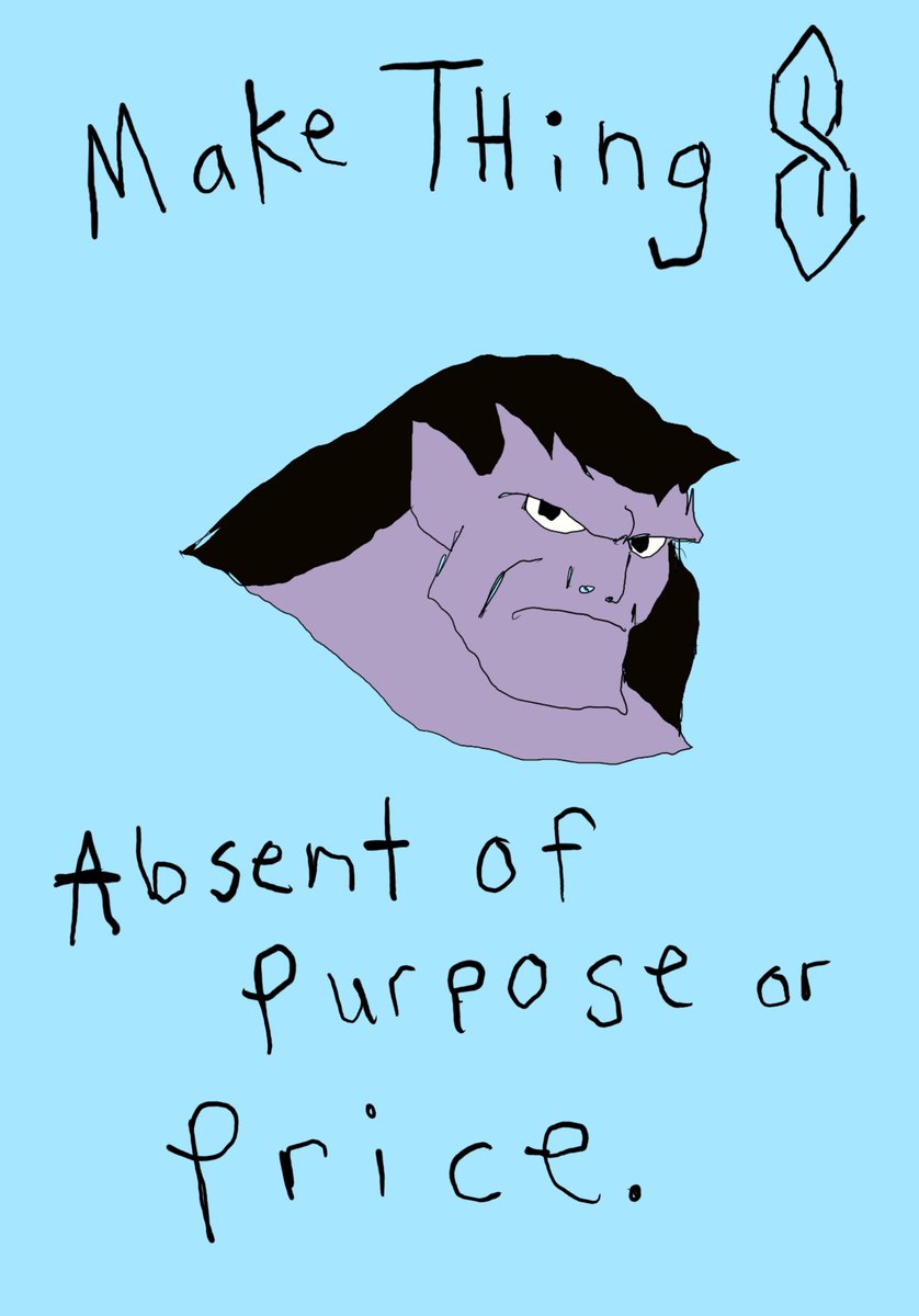 hot take: fucking make things.