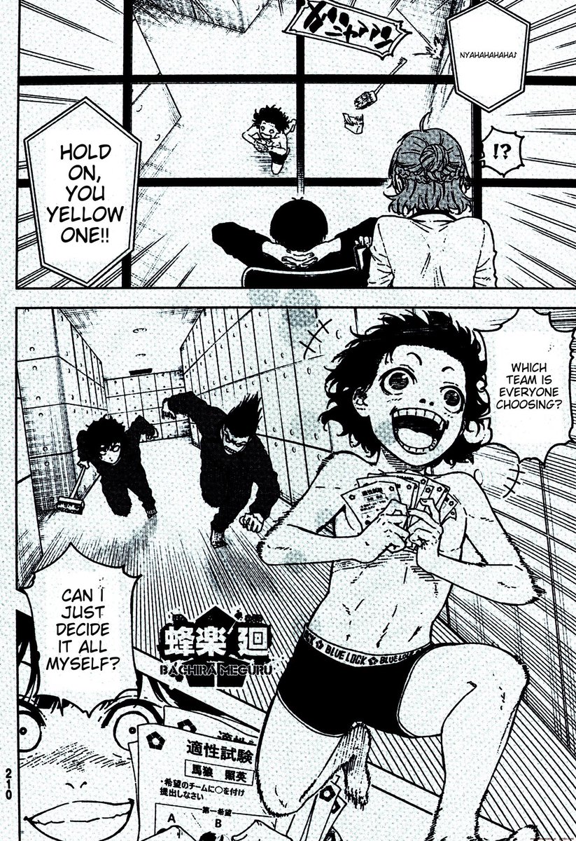 I deadass thought this was some random tween running around in the bluelock facility BACHIRA WHAT DID THEY DO TO U 😭😭😭