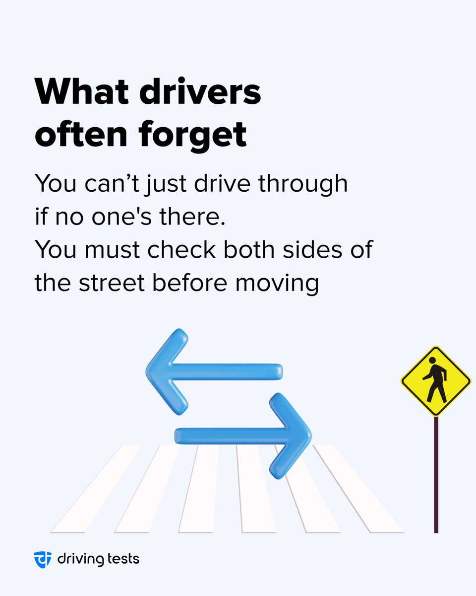 driving_tests's tweet photo. 🚸 Think you know the Pedestrian Crossing sign?
It’s one of the easiest to recognize - and easiest to underestimate. This quick guide might save your test... and someone’s life. 😬 https://t.co/vgNAJj8Gsw