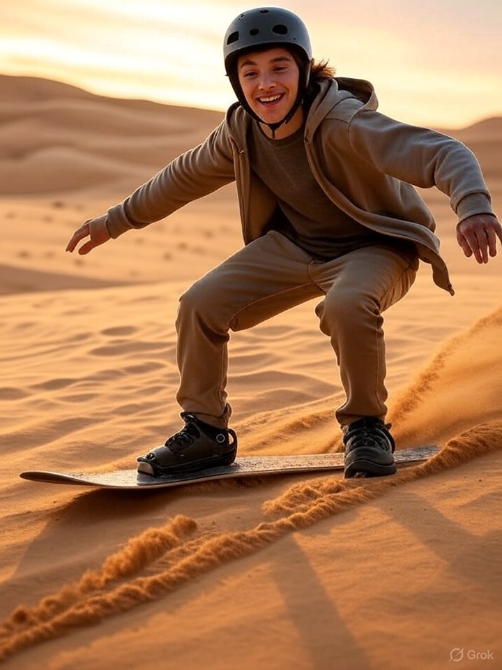 SandMasterPark's tweet photo. Sandboarding = FUN! https://t.co/q5W0sA7Qky