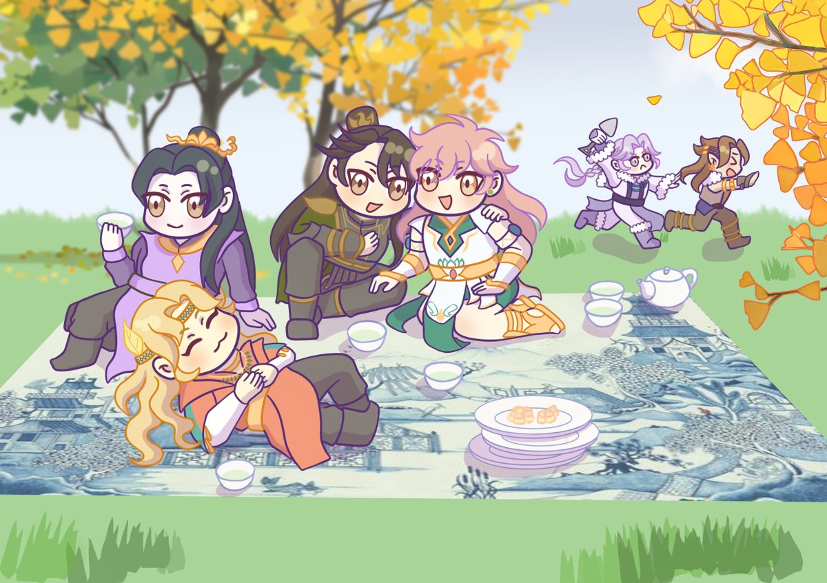 Made by the amazing <a href="/afallenstar_/">Dreamy💜</a> 

Thank you so much for drawning this! It turned out amazing 🥰💕

#tianbaofuyaolu #legendofexorcism #longjun #Langlu