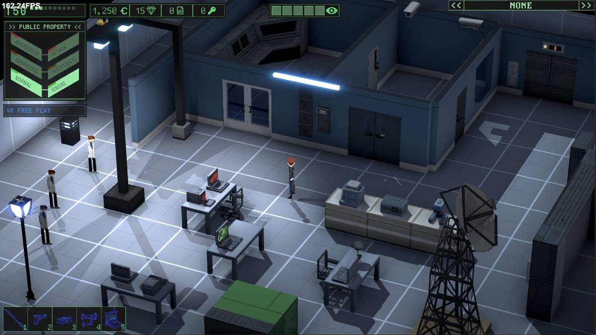 scrudgey's tweet image. test environment #gamedev #lowpoly #pixelart