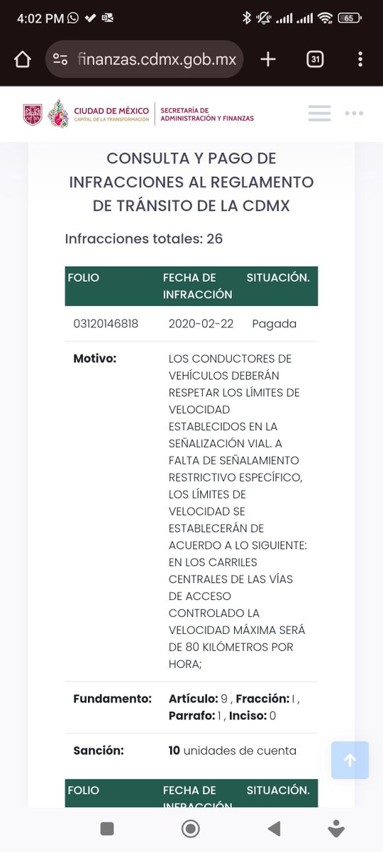 <a href="/c4jimenez/">Carlos Jiménez</a> <a href="/SSC_CDMX/">SSC CDMX</a> <a href="/RomaCondesa/">RomaCondesa</a> Tiene mas de 26 infracciones 
Ese coche lo debieron de haber remitido al corralon y haber pagado las últimas 3 infracciones con 80 unidades de cuenta que son $9,000
