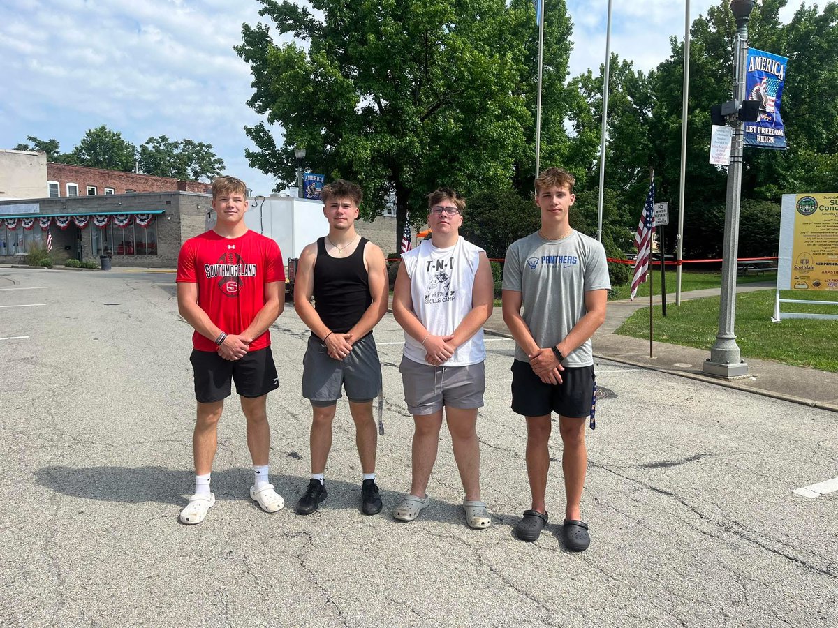 Dustin Shoaf (@dustin_shoaf) on Twitter photo <a href="/SHSFootball2025/">Southmoreland Football</a> giving back for the 4th of July. Leaders on and off the field⚫️🔴<a href="/GabeKubasky/">Gabe Kubasky</a> <a href="/whoricTy/">Ty Whoric</a> <a href="/WolfeDawso49436/">Dawson Wolfe</a> and Austin Jones. <a href="/SHSAthletics4U/">SHS Athletics</a> . Thank you for helping out with the Community Celebration! <a href="/SHSFootball2025/">Southmoreland Football</a> giving back for the 4th of July. Leaders on and off the field⚫️🔴<a href="/GabeKubasky/">Gabe Kubasky</a> <a href="/whoricTy/">Ty Whoric</a> <a href="/WolfeDawso49436/">Dawson Wolfe</a> and Austin Jones. <a href="/SHSAthletics4U/">SHS Athletics</a> . Thank you for helping out with the Community Celebration!